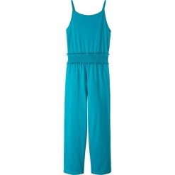 Kombinezon, dł. 7/8 bonprix ciemnoturkusowy. Niebieskie kombinezony dziewczęce bonprix, na lato, bez wzorów, bez rękawów. Za 44,99 zł.