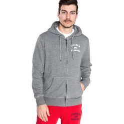 Franklin & Marshall Bluza Szary. Szare bluzy męskie Franklin Marshall, l, z haftami, z bawełny, bez kołnierzyka, bez rękawów, bez kaptura. Za 447,95 zł.