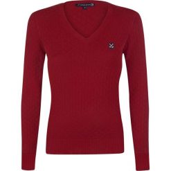 Swetry klasyczne damskie: Sweter w kolorze czerwonym