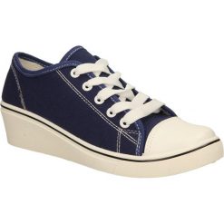 TRAMPKI S.BARSKI 128-4. Szare trampki i tenisówki damskie marki S.barski, bez wzorów, bez zapięcia. Za 29,99 zł.