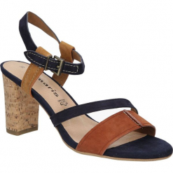 SANDAŁY TAMARIS 1-28350-26. Brązowe sandały damskie Tamaris. Za 149,99 zł.