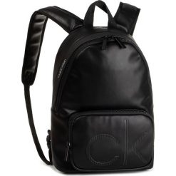 Plecak CALVIN KLEIN - Ck Up Round Backpack K50K504805 BDS. Czarne torby męskie skórzane Calvin Klein, bez wzorów, ze skóry ekologicznej. Za 699,00 zł.