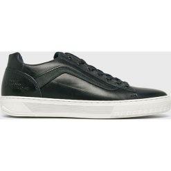 Bullboxer - Buty. Czarne buty sportowe męskie marki Bullboxer, ze skóry, na sznurówki. Za 339,90 zł.