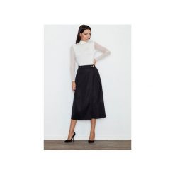 Spódnica M554 Czarny. Czarne spódniczki damskie FIGL, xl, bez wzorów, długie, maxi. Za 129,00 zł.