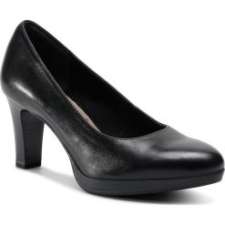 Półbuty TAMARIS - 1-22410-25 Black 001. Czarne półbuty damskie Tamaris, bez wzorów, ze skóry ekologicznej, bez obcasa, na obcasie, bez zapięcia. Za 199,00 zł.