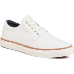 Tenisówki GANT - Prepville 20638496 Off White G20. Białe półbuty męskie GANT, z gumy, klasyczne. Za 379,00 zł.