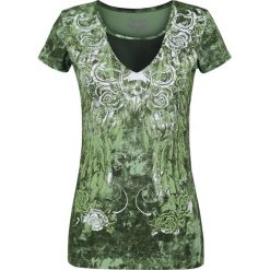Rock Rebel by EMP In The Clear Koszulka damska zielony. Zielone bluzki z odkrytymi ramionami Rock Rebel by EMP, xxl, z materiału, rockowe. Za 121,90 zł.