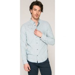 Pepe Jeans - Koszula Barry. Niebieskie koszule męskie Pepe Jeans, m, bez wzorów, z bawełny, klasyczne, z klasycznym kołnierzykiem, z długim rękawem. W wyprzedaży za 99,90 zł.