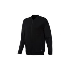 Swetry rozpinane / Kardigany Reebok Sport Kurtka Training Essentials Bomber. Niebieskie kardigany męskie marki Reebok Sport, sportowe. Za 249,00 zł.