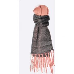 Only - Szal Azur. Szare szaliki damskie marki ONLY, w ażurowe wzory. W wyprzedaży za 39,90 zł.