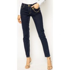 Jeansy Slim Fit Cavalli Class A1IUA012. Niebieskie jeansy damskie Cavalli Class. W wyprzedaży za 409,00 zł.