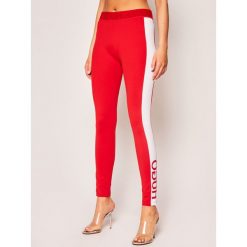 Legginsy Hugo Noury 50422734. Czerwone spodnie damskie HUGO, m, z elastanu. W wyprzedaży za 299,00 zł.