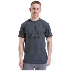 T-shirty męskie z nadrukiem: Nugget T-Shirt Męski Wired M Szary