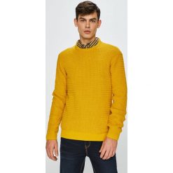 Medicine - Sweter Daily Up. Żółte swetry męskie MEDICINE, s, bez wzorów, z bawełny, z okrągłym kołnierzem, bez kaptura. W wyprzedaży za 39,90 zł.
