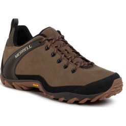 Trekkingi MERRELL - Cham 8 Ltr J033435 Olive. Zielone trapery męskie Merrell, ze skóry, bez zapięcia. W wyprzedaży za 419,00 zł.