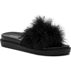 Klapki SCA'VIOLA - B-130 Black. Czarne klapki damskie Sca'viola, bez wzorów, ze skóry, bez obcasa. Za 259,00 zł.