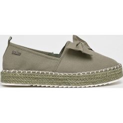 Big Star - Espadryle. Żółte espadryle damskie BIG STAR, bez wzorów, z gumy, bez obcasa, na obcasie. W wyprzedaży za 59,90 zł.