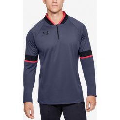 Under Armour Challenger III Midlayer Koszulka Niebieski. Niebieskie podkoszulki męskie Under Armour, l, z nadrukiem, z poliesteru, z długim rękawem. Za 240,95 zł.