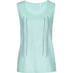 Top bonprix pastelowy miętowy - srebrny. Zielone topy damskie bonprix. Za 34,99 zł.