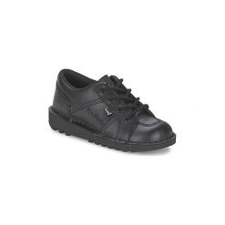 Buty Dziecko Kickers KICK LOTOE. Czarne trampki dziewczęce Kickers, bez wzorów, bez zapięcia. Za 129,50 zł.