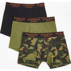 Bokserki męskie: 3 pack bokserek – Khaki