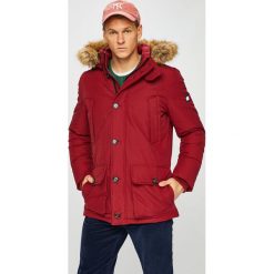Tommy Hilfiger - Kurtka puchowa. Czerwone kurtki męskie bomber TOMMY HILFIGER, l, z bawełny. Za 1599,00 zł.