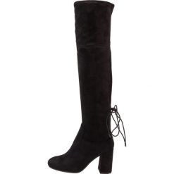 Even&Odd Muszkieterki black. Czarne buty zimowe damskie Even&Odd, z materiału. W wyprzedaży za 174,30 zł.