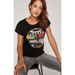 Medicine - T-shirt Summer Fest. Czarne bluzki damskie MEDICINE, s, z nadrukiem, z bawełny, casualowe, z okrągłym kołnierzem, z krótkim rękawem. Za 59,90 zł.