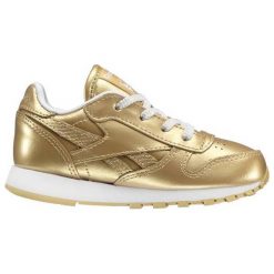 BUTY REEBOK CLASSIC LEATHER METALLIC INFANTS BS7458. Szare buciki niemowlęce marki Reebok. Za 135,00 zł.