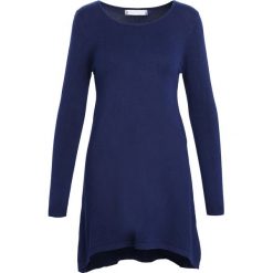 Granatowa Sukienka What Do You Expect. Niebieskie sukienki damskie dzianinowe marki Born2be, xl, z okrągłym kołnierzem. Za 59,99 zł.