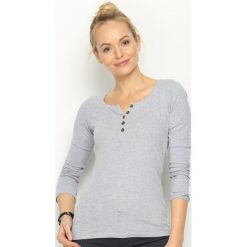 Bluzki damskie: Szara Bluzka Femininity