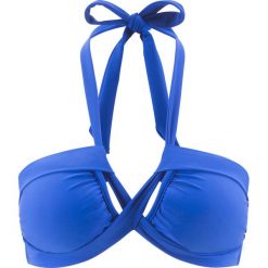 Stroje dwuczęściowe damskie: Biustonosz bikini bandeau bonprix niebieski