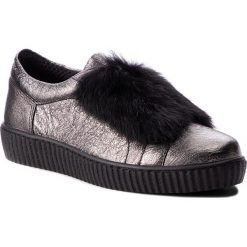 Sneakersy SOLO FEMME - 95204-11-I28/000-03-00 Antracyt. Szare sneakersy damskie Solo Femme, ze skóry. W wyprzedaży za 259,00 zł.