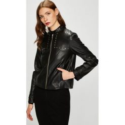 Trussardi Jeans - Kurtka. Czarne bomberki damskie Trussardi Jeans, s, z jeansu. W wyprzedaży za 599,90 zł.
