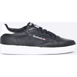 Reebok Classic - Buty Club C 85 Emboss. Czarne buty sportowe damskie Reebok Classic, bez wzorów, ze skóry, sportowe, reebok classic. W wyprzedaży za 219,90 zł.