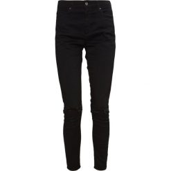 Topshop Jeansy Slim Fit black. Czarne rurki damskie marki Topshop, z elastanu. Za 229,00 zł.