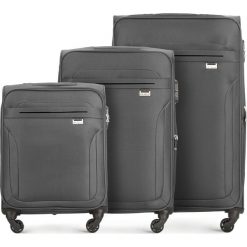 Zestaw walizek V25-3S-26S-00. Szare walizki Wittchen, duże. Za 462,21 zł.