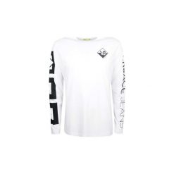 T-shirty z długim rękawem Versace Jeans B3GQB7T3 / Print B6 Premium Regular. Białe t-shirty męskie Versace Jeans, xl, bez wzorów, z jeansu, bez kołnierzyka, długie. Za 279,00 zł.