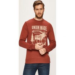 Produkt by Jack & Jones - Bluza. Szare bluzy męskie PRODUKT by Jack & Jones, s, z nadrukiem, z bawełny, z okrągłym kołnierzem, bez rękawów, bez kaptura. W wyprzedaży za 79,90 zł.