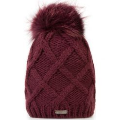 Czapka damska 87-HF-020-2. Czerwone czapki zimowe damskie Wittchen, na zimę, z dzianiny. Za 139,00 zł.