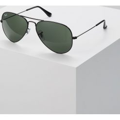 RayBan AVIATOR Okulary przeciwsłoneczne schwarz. Czarne okulary przeciwsłoneczne damskie aviatory Ray-Ban. Za 619,00 zł.
