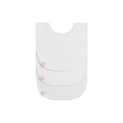 Lässig Newborn Śliniaczki bib white 3 szt. 0-12 miesięcy - biały. Białe śliniaki marki Lässig, bez wzorów, z bawełny. Za 33,00 zł.