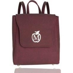 Plecaki damskie: Manzana Plecak Vintage bordowy (832d)
