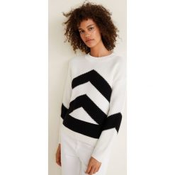 Mango - Sweter Andrew. Czarne swetry oversize damskie marki Mango, s, z dzianiny, z okrągłym kołnierzem. W wyprzedaży za 49,90 zł.