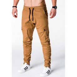 Joggery męskie: SPODNIE MĘSKIE JOGGERY P707 – RUDE