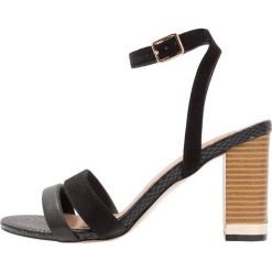 Rzymianki damskie: River Island Wide Fit Sandały na obcasie black