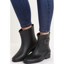 Kalosze damskie: Czarne Kalosze Hello Rain