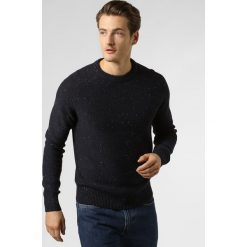 Nils Sundström - Sweter męski, niebieski. Niebieskie swetry męskie Nils Sundström, s, bez wzorów, prążkowane, bez kołnierzyka, bez kaptura. Za 229,95 zł.