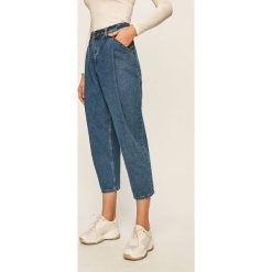 Answear - Jeansy. Niebieskie jeansy damskie ANSWEAR, s. W wyprzedaży za 99,90 zł.