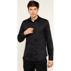 Koszula Armani Exchange 6GZCG2 ZNAUZ 1200. Czarne koszule męskie Armani Exchange, m, bez wzorów, z bawełny, casualowe, bez kołnierzyka, bez rękawów. W wyprzedaży za 199,00 zł.